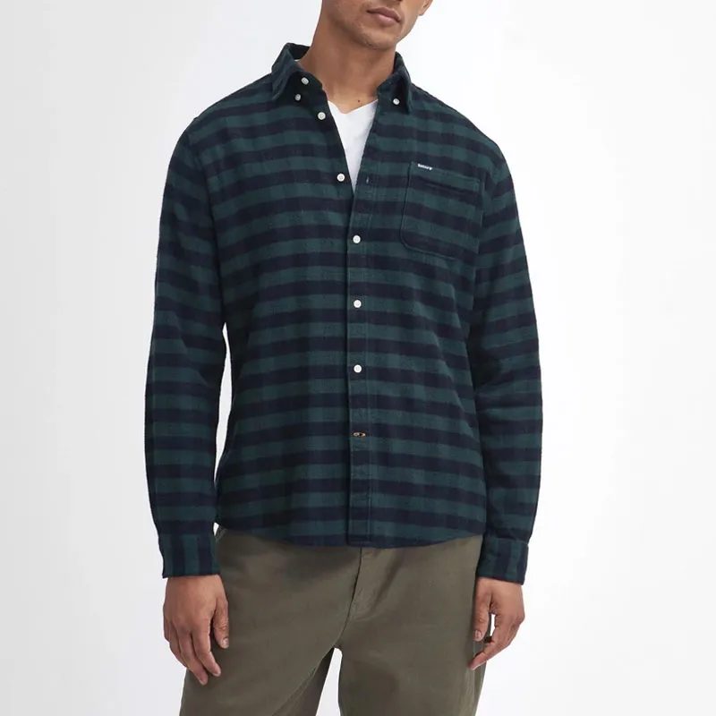 BARBOUR Shirt Men's Classic Green-1