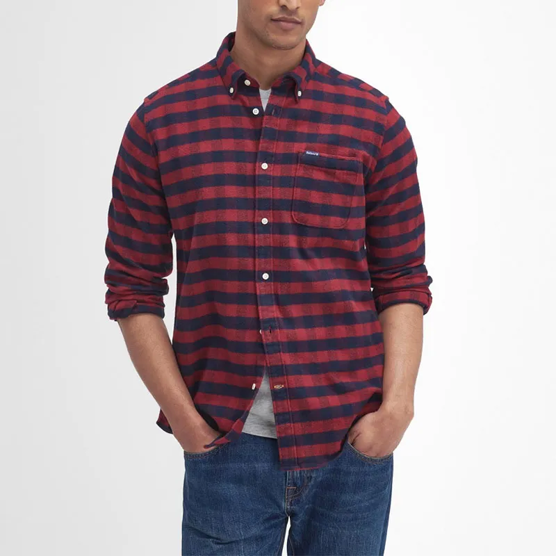 BARBOUR Shirt Men's Classic Red-1