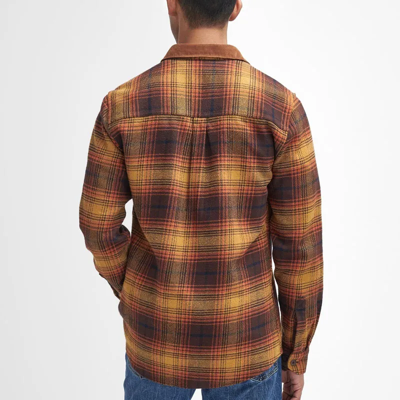 BARBOUR Shirt Men's Classic Brown-3