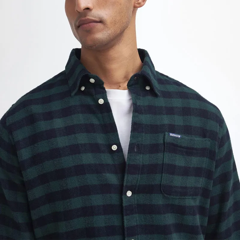BARBOUR Shirt Men's Classic Green-6