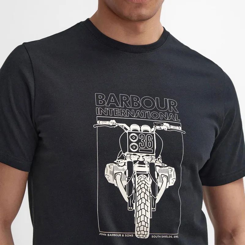 BARBOUR T-Shirt Men's Classic Black-4