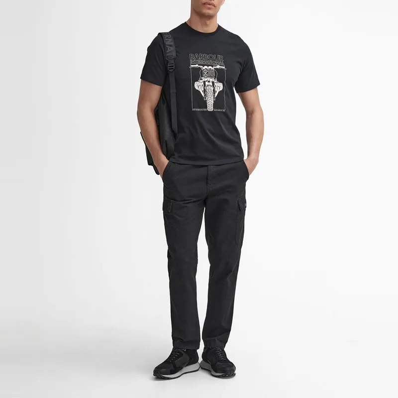 BARBOUR T-Shirt Men's Classic Black-2