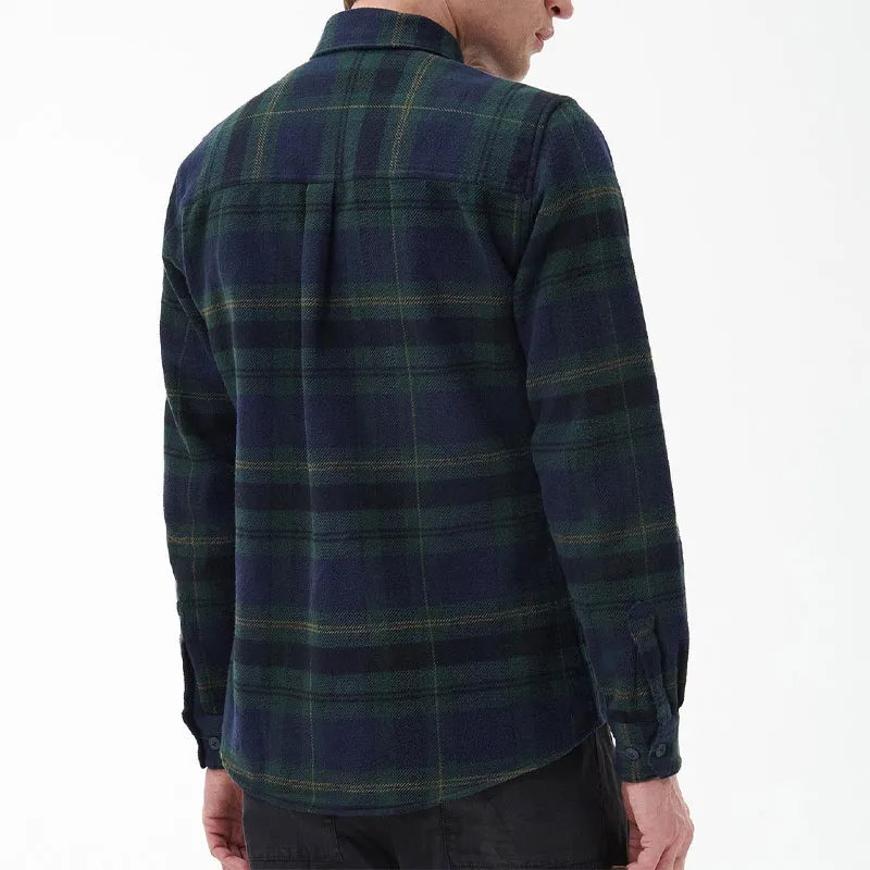 BARBOUR Shirt Men's Classic Navy Blue-2