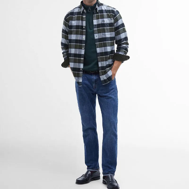 BARBOUR Shirts Men Olive-3