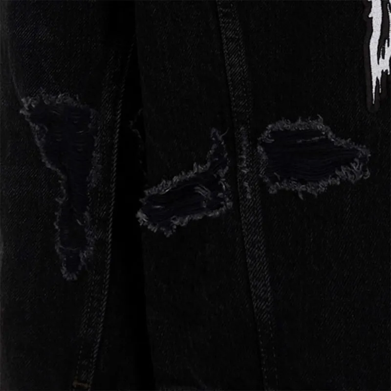 Balenciaga Denim Jacket Men's Black-6