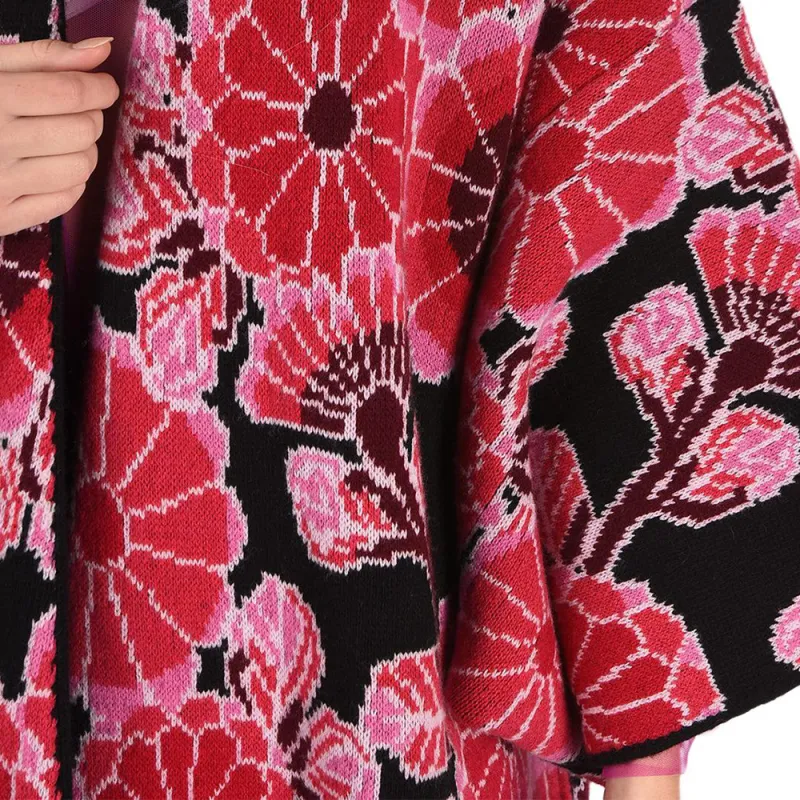 Balenciaga Coat Loose Fit Women's Red-3