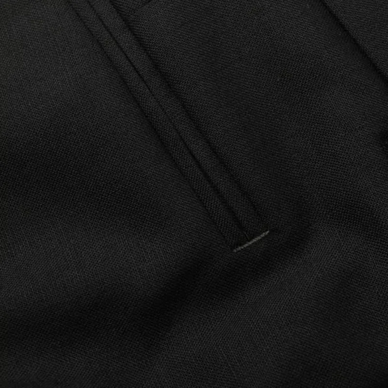 VERSACE High Waist Straight Leg Trousers-6