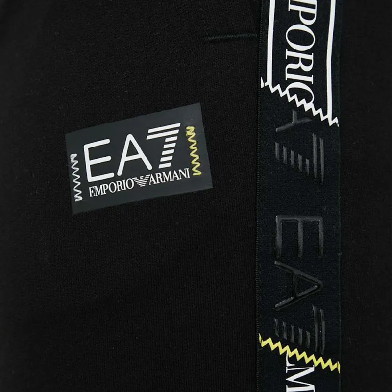 EMPORIO ARMANI EA7 SS23 Knitted Sports Pants Men's Black-5