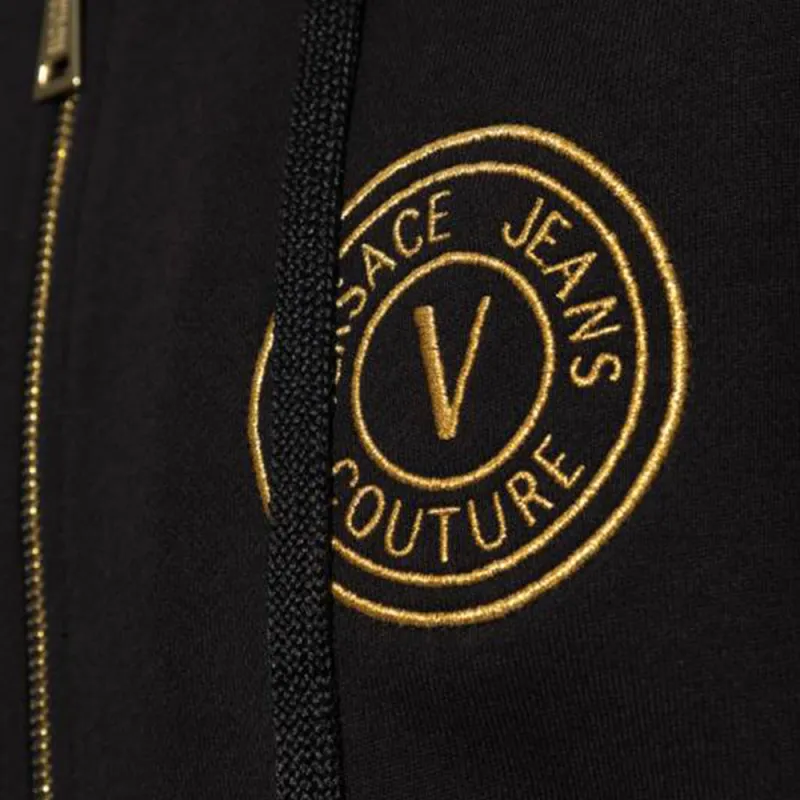 VERSACE JEANS COUTURE Logo Zip Up Sweater-5