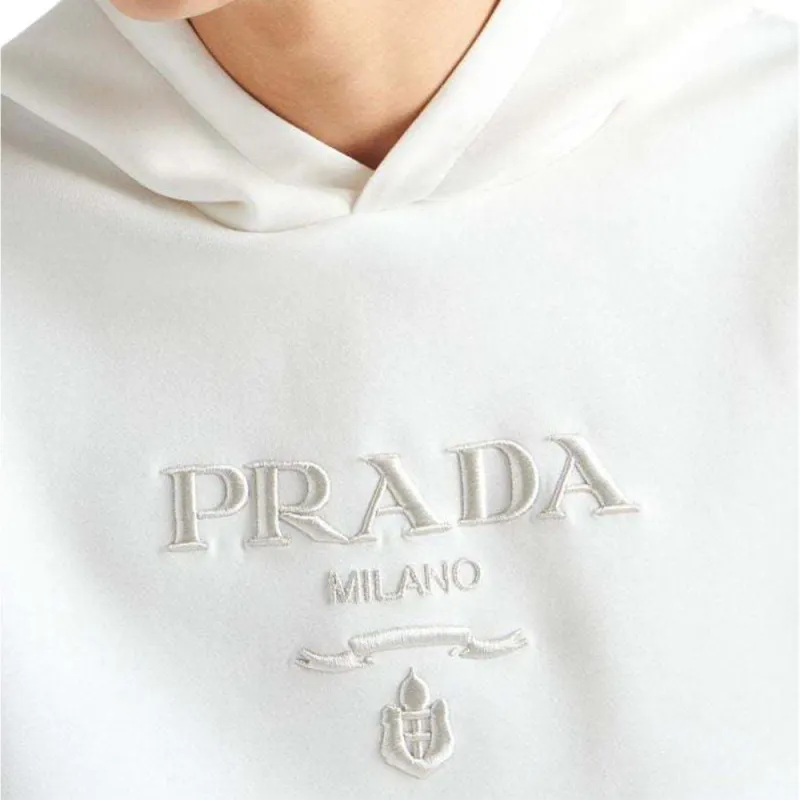 PRADA SS22 Sweatshirt Men's White-3