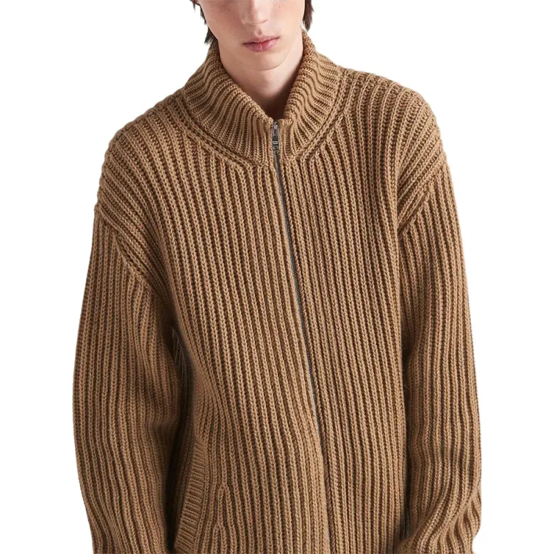 PRADA SS23 Sweater Men's Camel Brown-3