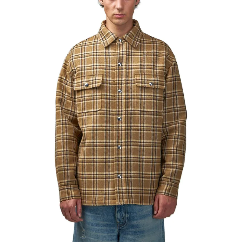CELINE Overshirt In Checked Wool-3