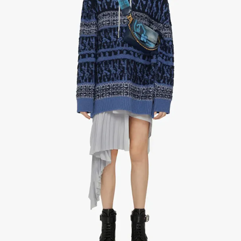 GIVENCHY x Chito SS22 Cashmere Sweater Women's Blue-4