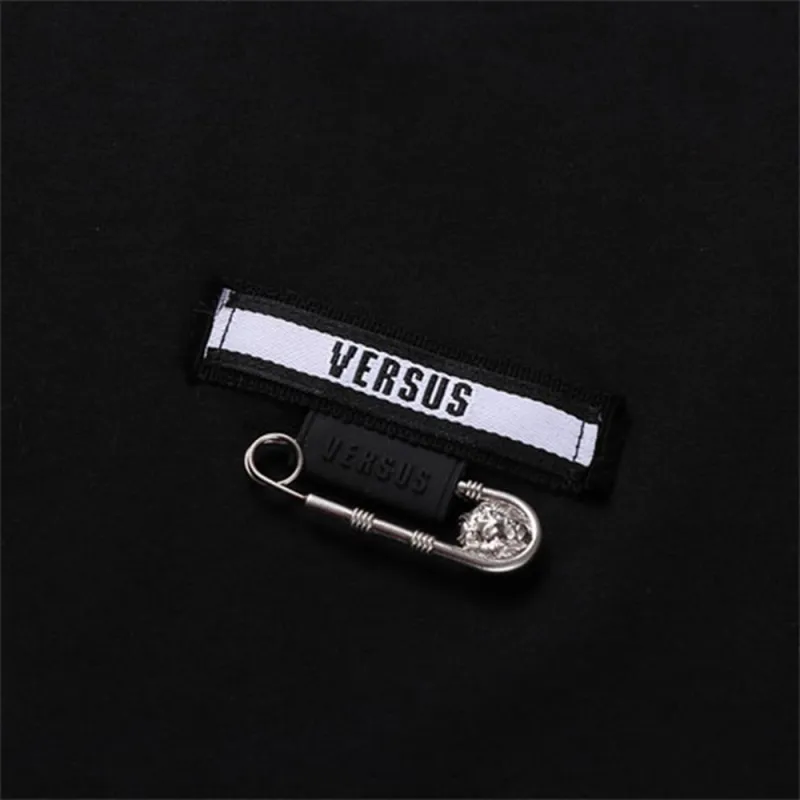 VERSACE T Shirts Men Black-5
