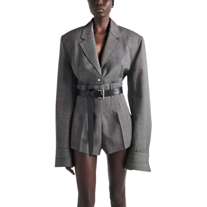 PRADA Single breasted Pinstripe Jacket-2