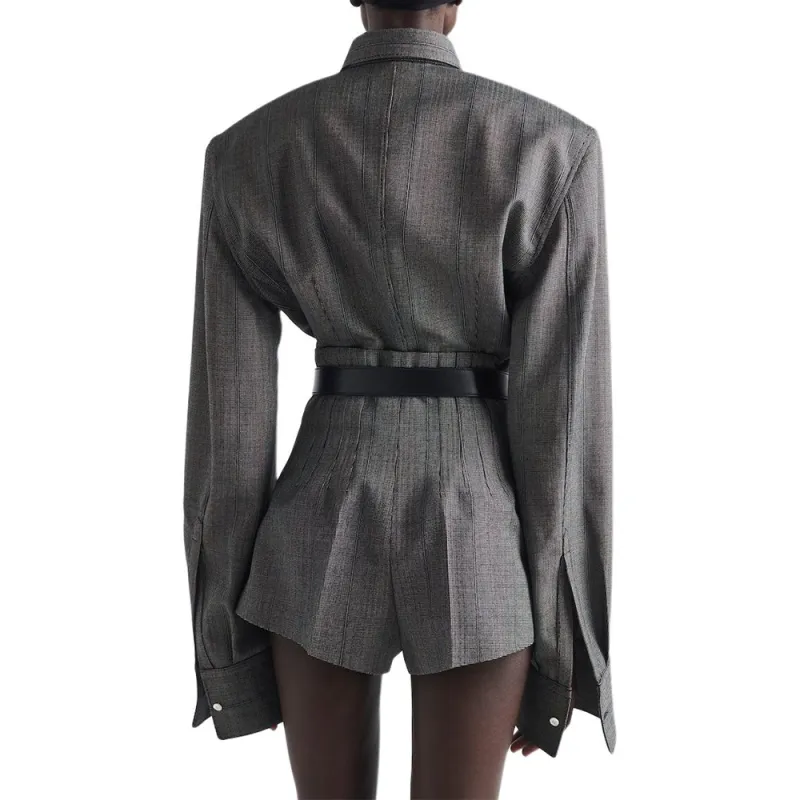 PRADA Single breasted Pinstripe Jacket-3
