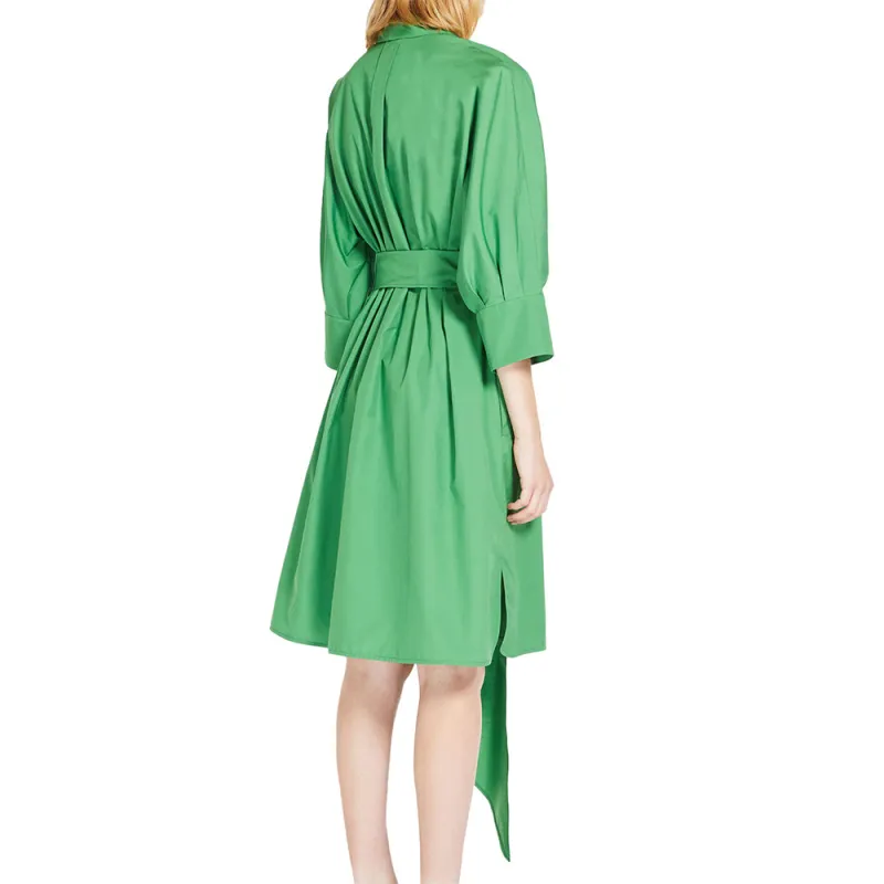 'S MAX MARA Long Sleeved Dresses Women's Green-3