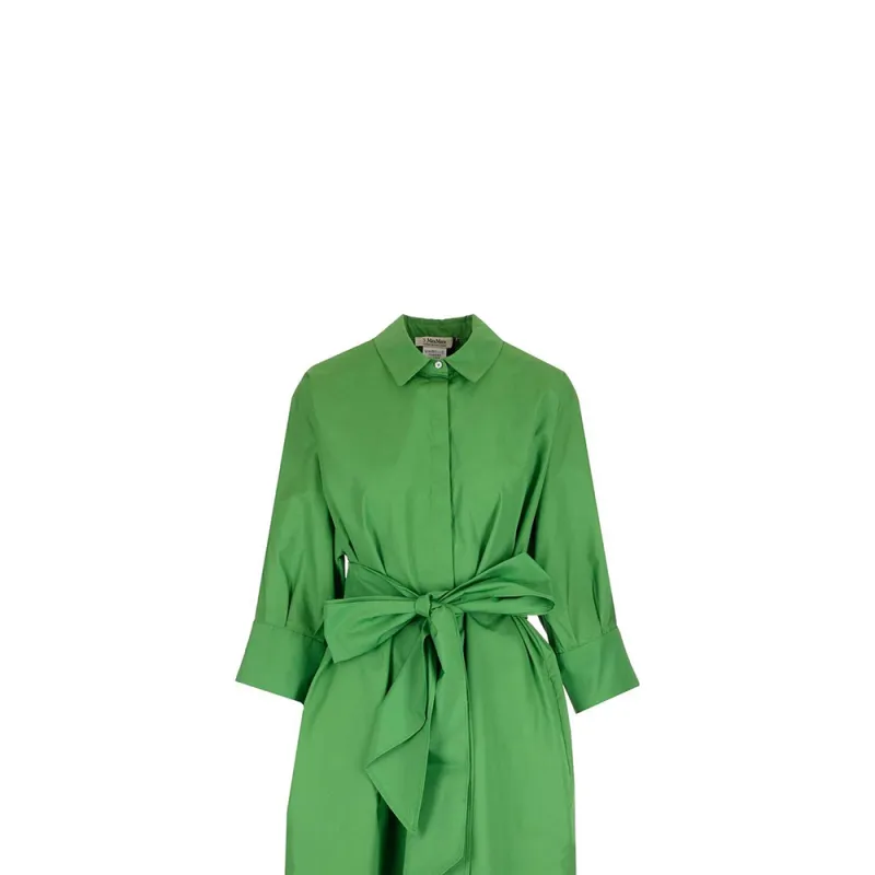 'S MAX MARA Long Sleeved Dresses Women's Green-4