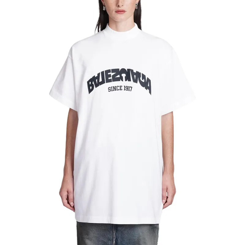 Balenciaga T Shirt Women's White-2