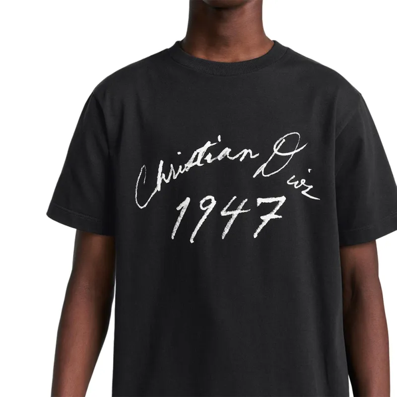 DIOR 1947 Crewneck Short-Sleeved T-Shirt-4