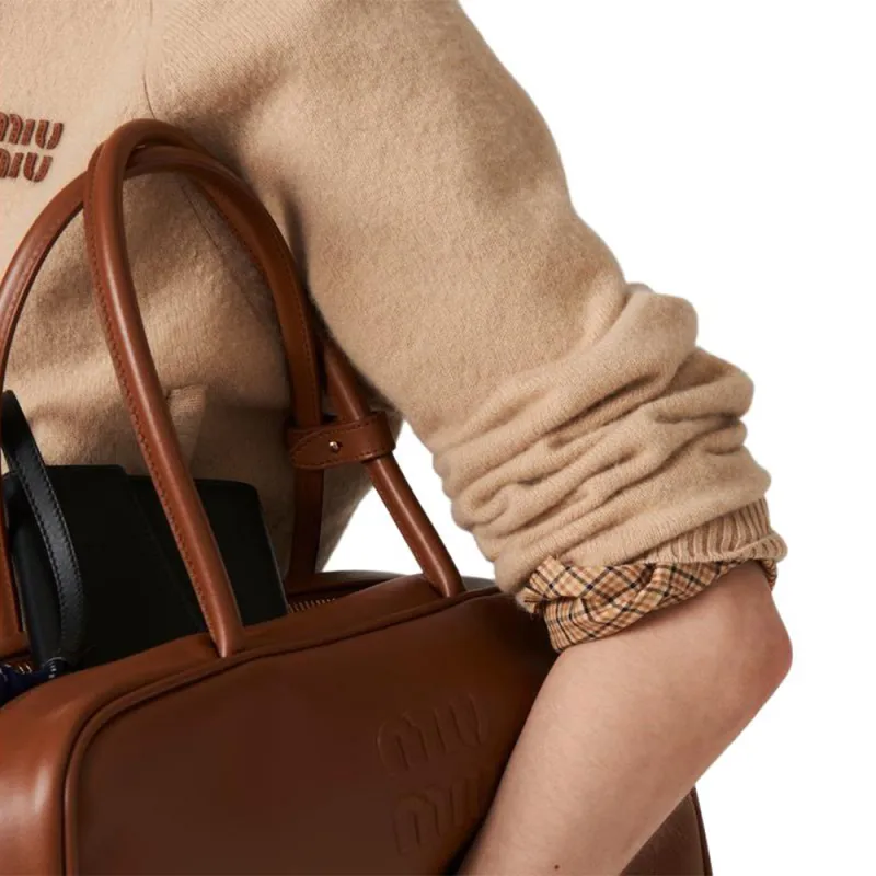 MIU MIU FW24 Knitwear Women's Khaki-5