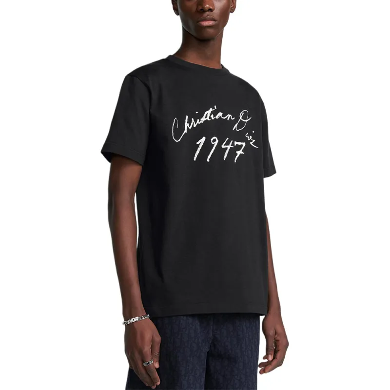 DIOR 1947 Crewneck Short-Sleeved T-Shirt-2
