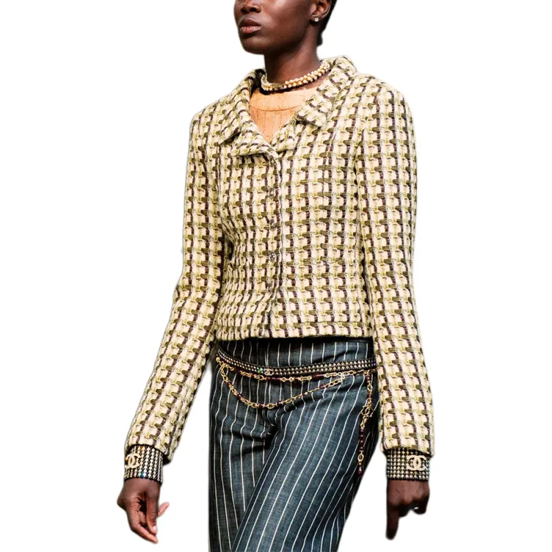 CHANEL SS23 Jackets Coats Women's Yellow-3