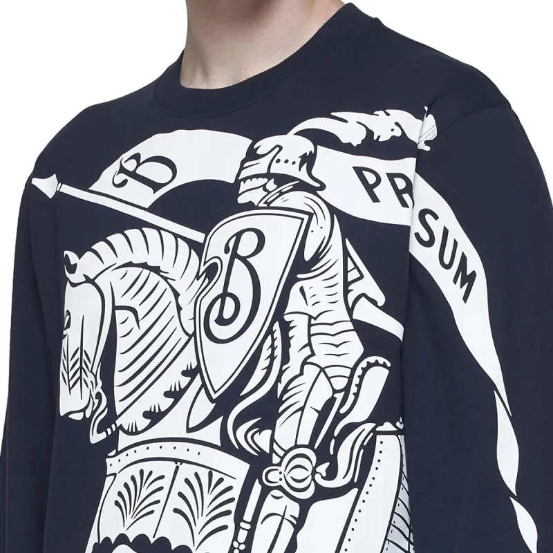 Burberry Ekd Printed Crewneck Sweatshirt-3