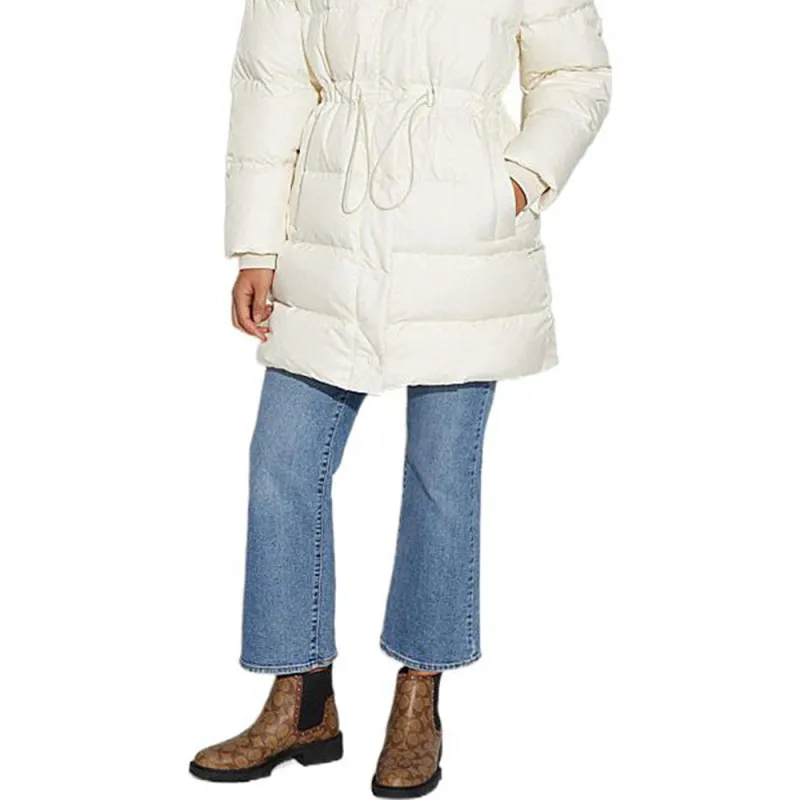 COACH FW22 Down Jacket Women's White-1