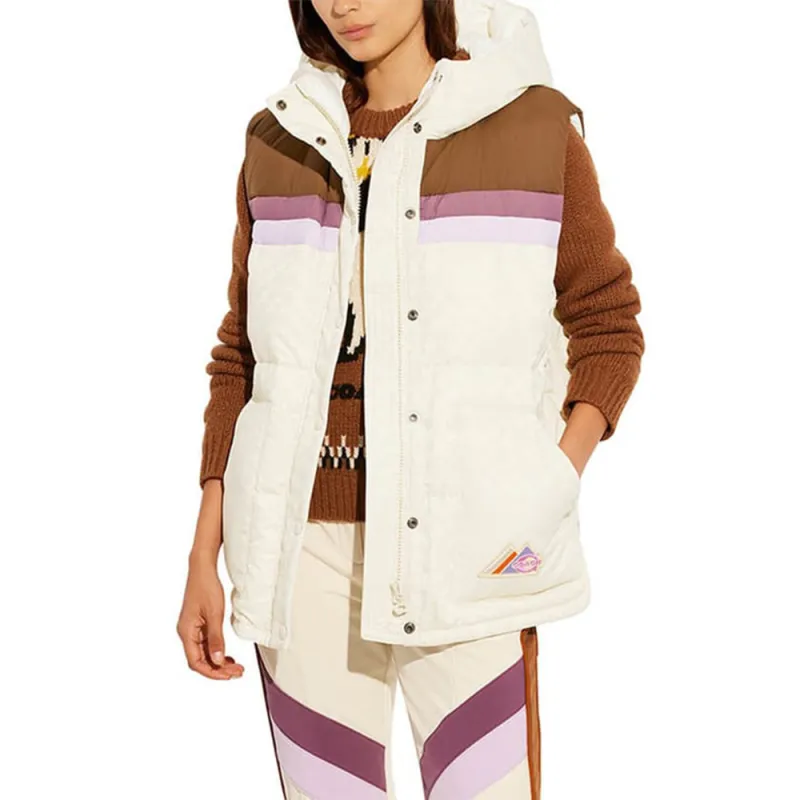 COACH Vests Women's White-2