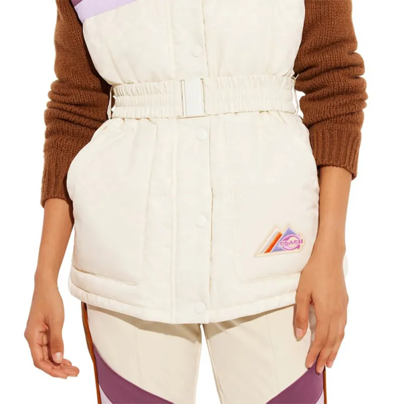 COACH Vests Women's White-4