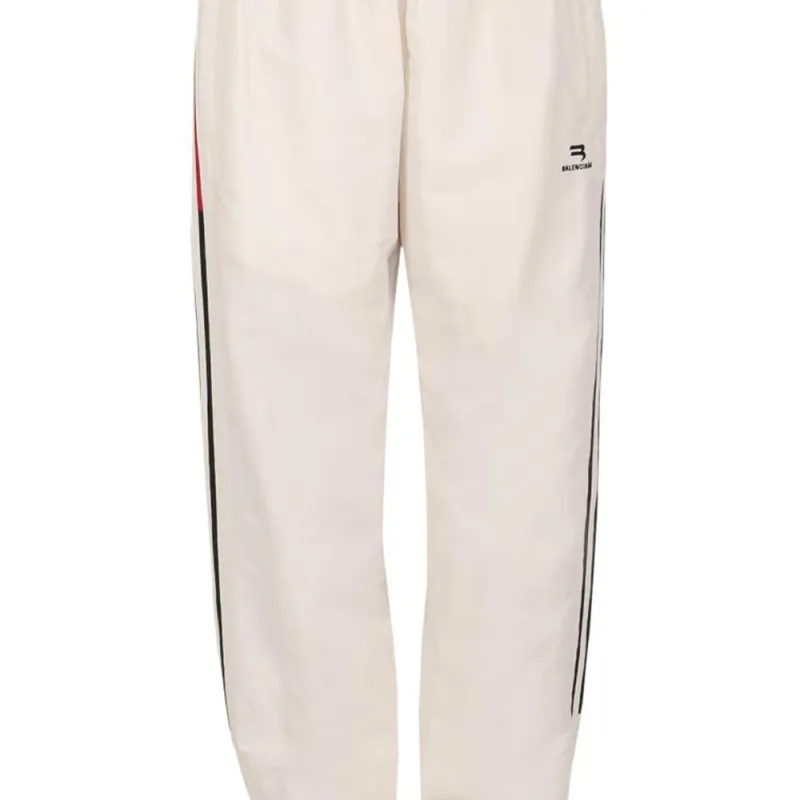 Balenciaga SS22 Knitted Sports Pants Women's White-7