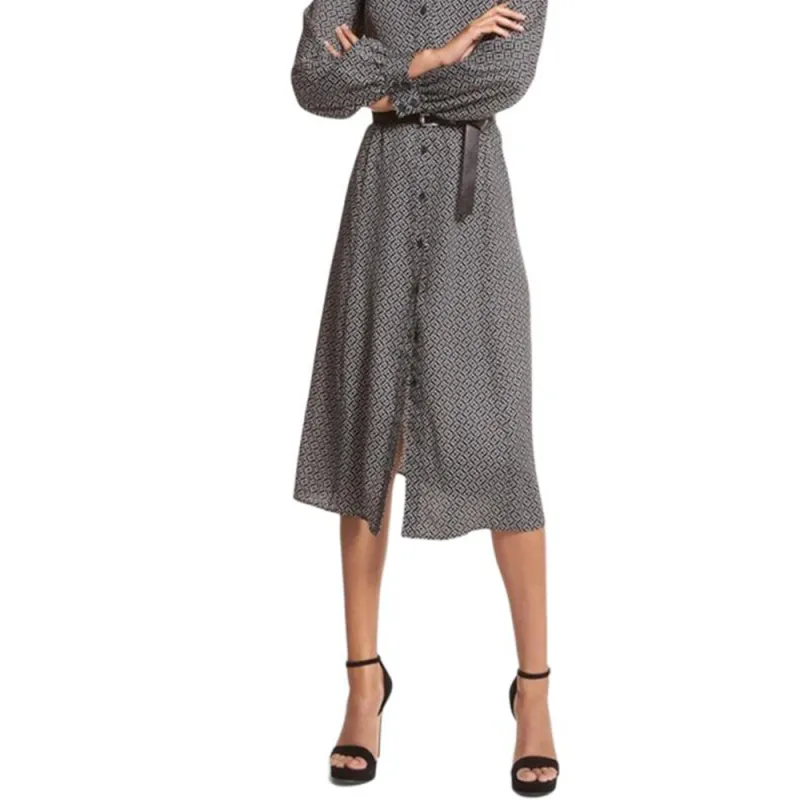MICHAEL KORS SS23 Long-Sleeved Dresses Women's Black-2