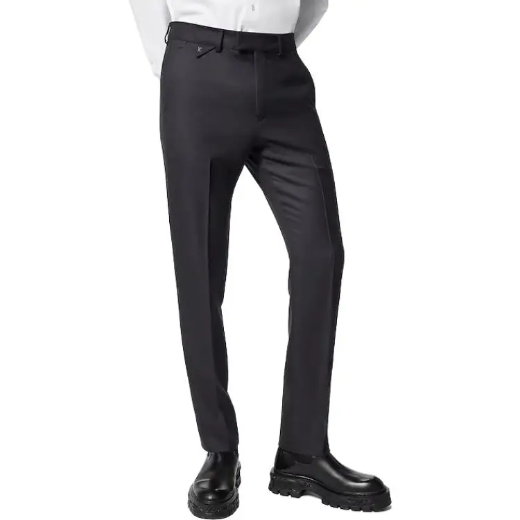 LOUIS VUITTON SS23 Suit Trouser Men's Black-2