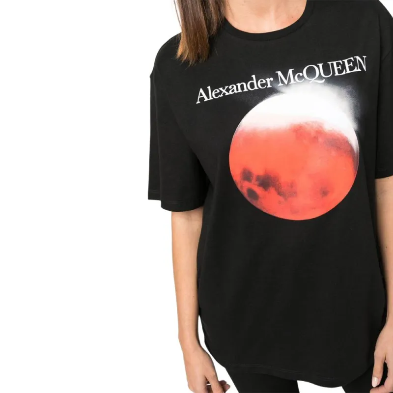Alexander McQueen Regular T Shirt Women's Black-4