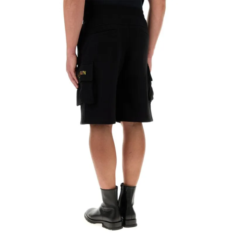 BALMAIN Classic Drawstring Bermuda Shorts-3