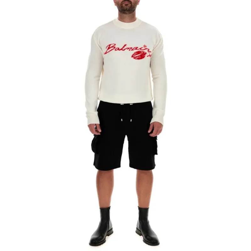 BALMAIN Classic Drawstring Bermuda Shorts-2