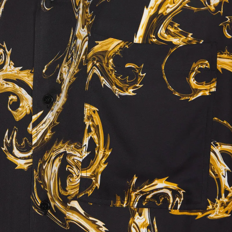 VERSACE JEANS COUTURE Chain Couture Twill T shirt-6