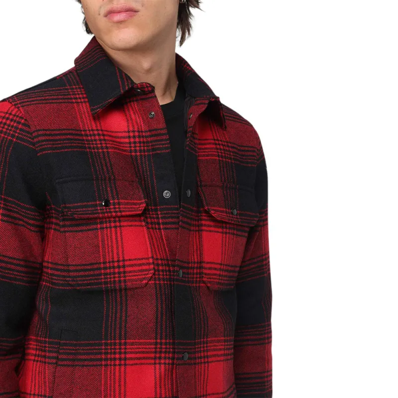 WOOLRICH Checked Buttoned Overshirt-5
