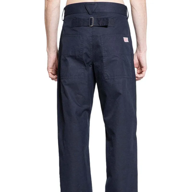 Bottega Veneta Logo Detailed Cargo Trousers-5