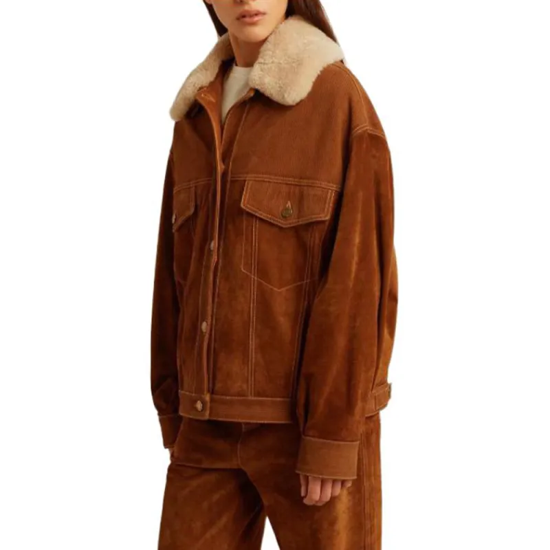 Golden Goose Buttoned Corduroy Jacket-5