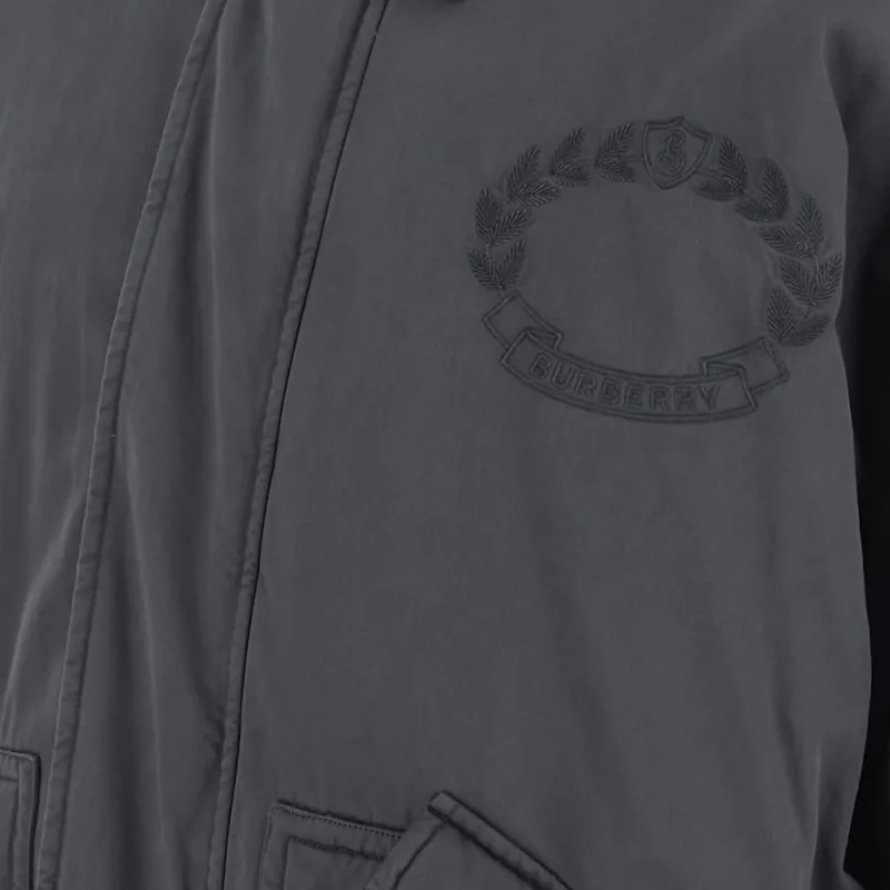 Burberry Logo Detailed Padded Jacket-5
