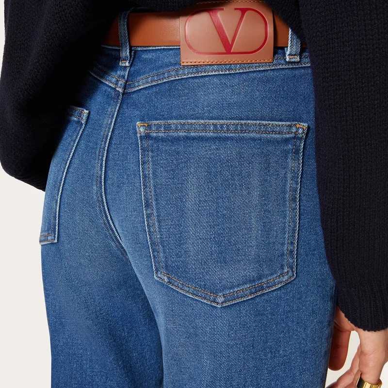 Valentino FW21 Jeans Women's Blue-4