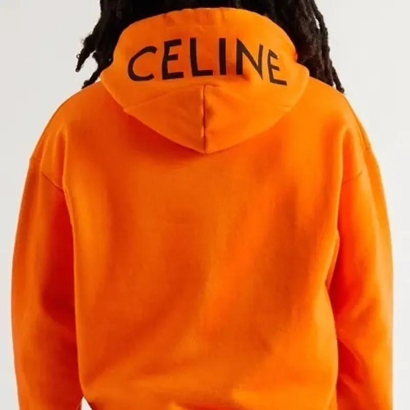 CELINE Loose Sweatshirt In Cotton Fleece-4