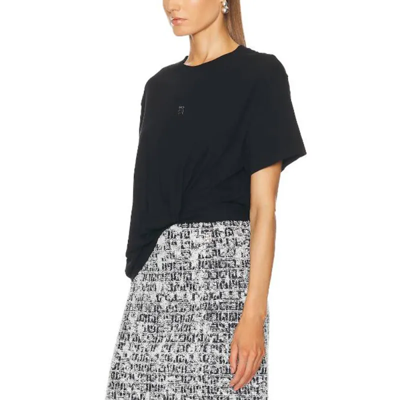 Givenchy 4G Plaque Crewneck T Shirt-4