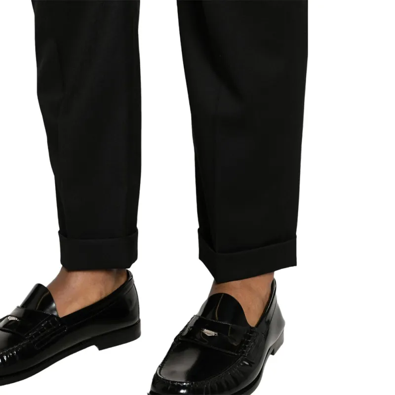 BALMAIN Straight Leg Tailored Trousers-5