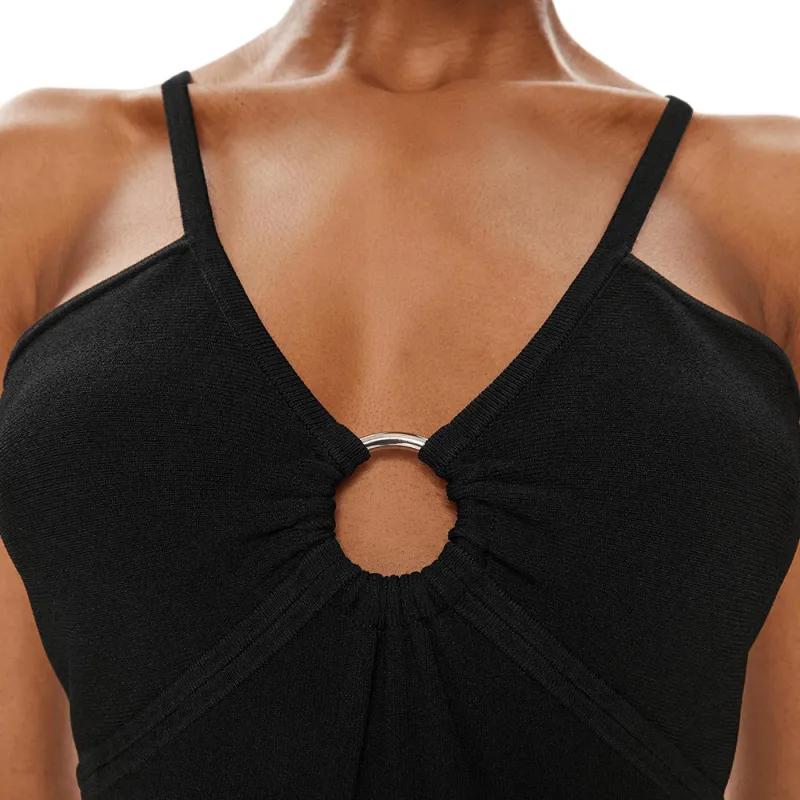 MICHAEL KORS Slip Dresses Women's Black-5