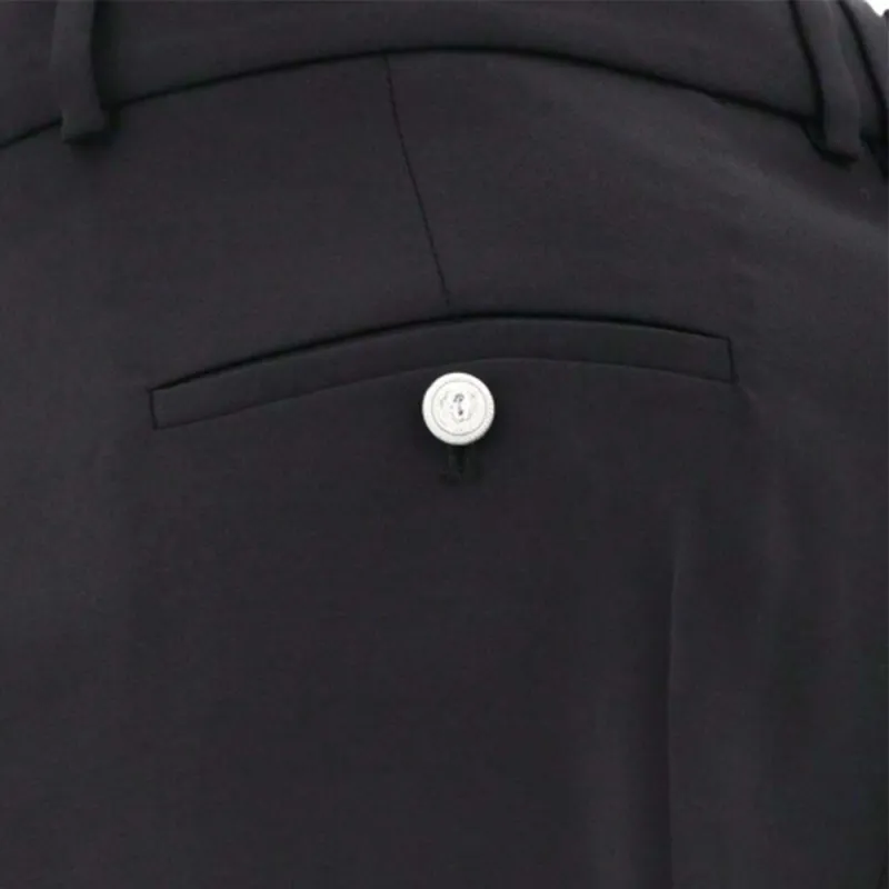 BALMAIN Straight Leg Tailored Trousers-6