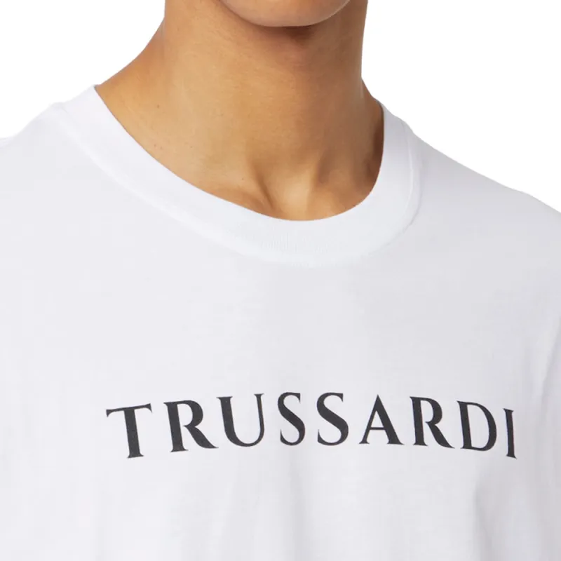 TRUSSARDI Logo-print Cotton T-shirt-5