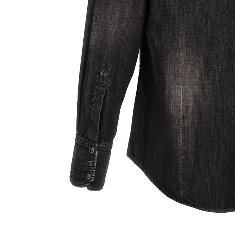 Dsquared2 Distressed Denim Shirt-7